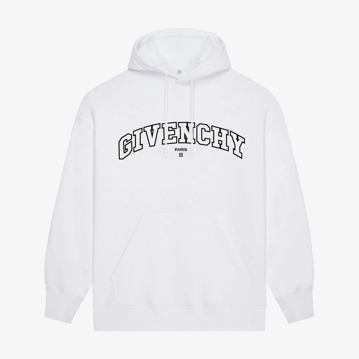 Hollow Classic Print Hoodie