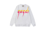Colorful Gradient Bladed Letter Sweatshirt