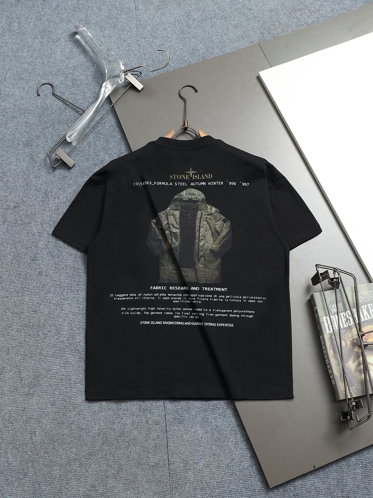 Alphabet Graffiti Splash Ink T shirt-2001