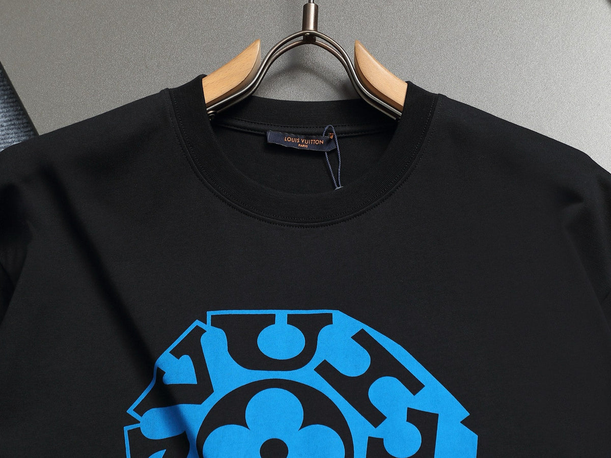 Alphabet Graffiti Splash Ink T shirt-2002