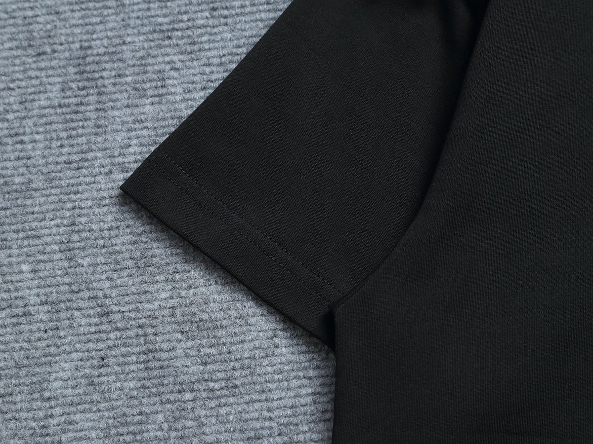 Alphabet Graffiti Splash Ink T shirt-2007