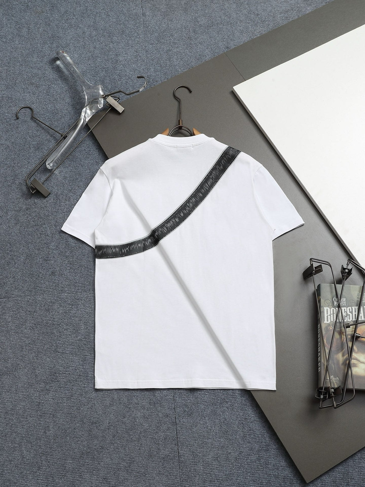 Alphabet Graffiti Splash Ink T shirt-2034