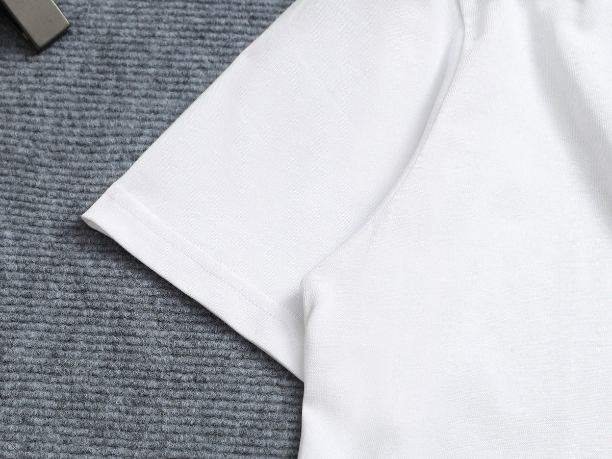 Alphabet Graffiti Splash Ink T shirt-2034