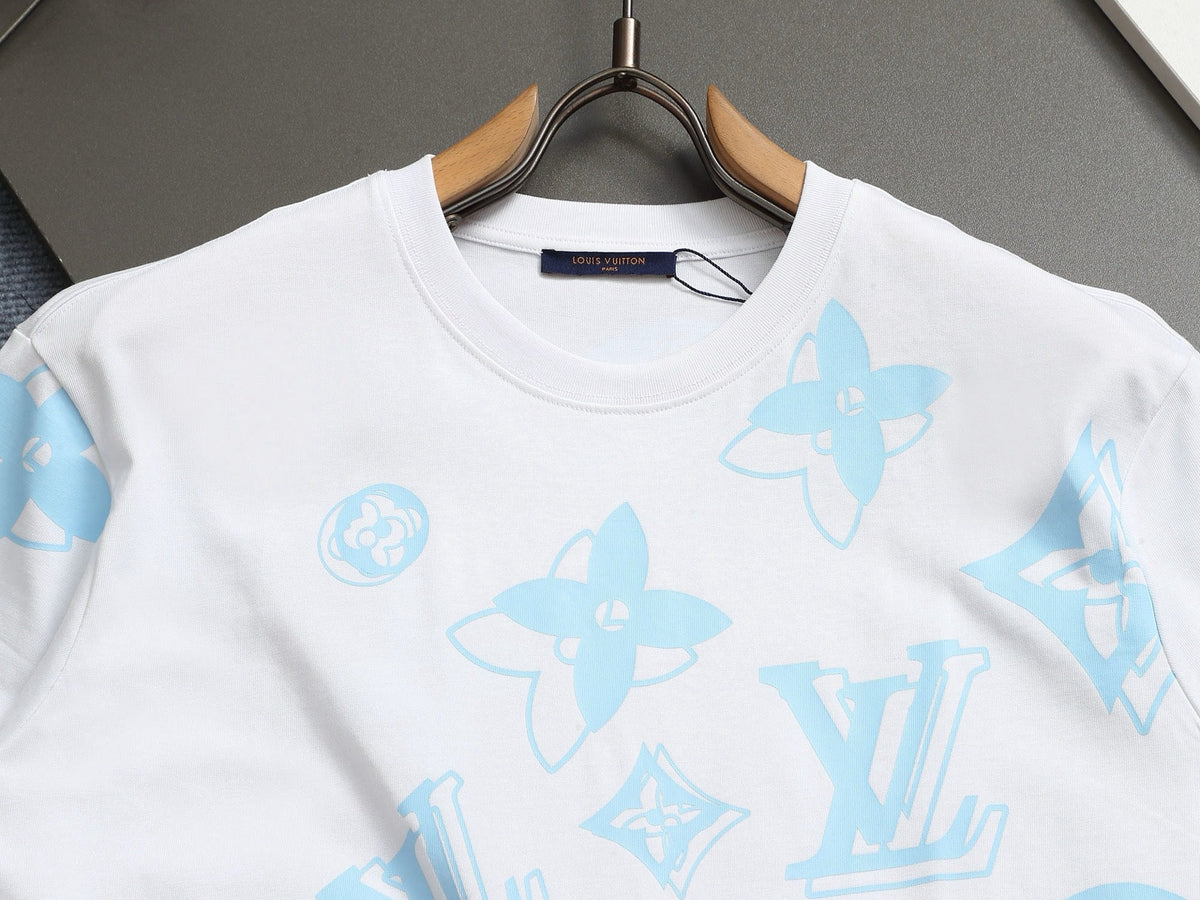 Alphabet Graffiti Splash Ink T shirt-2039