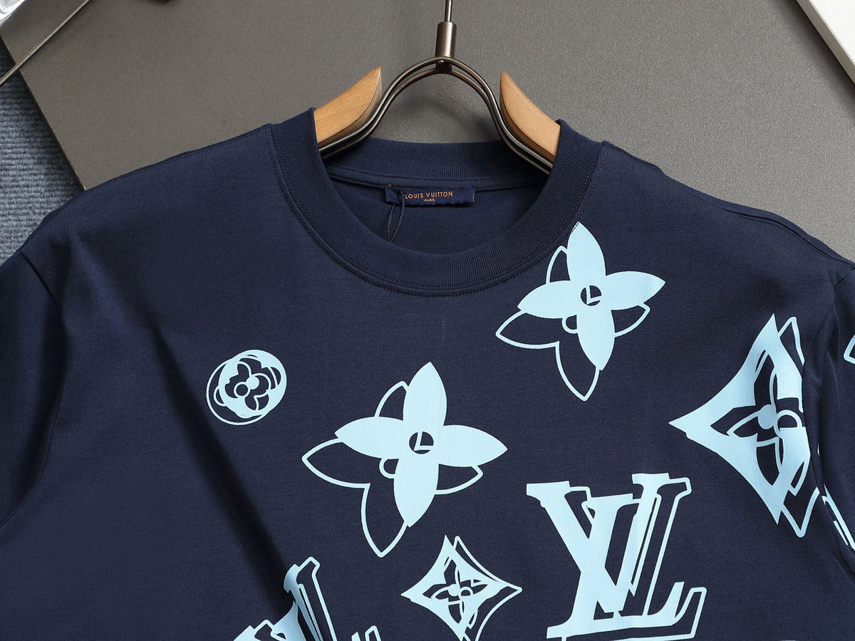 Alphabet Graffiti Splash Ink T shirt-2039