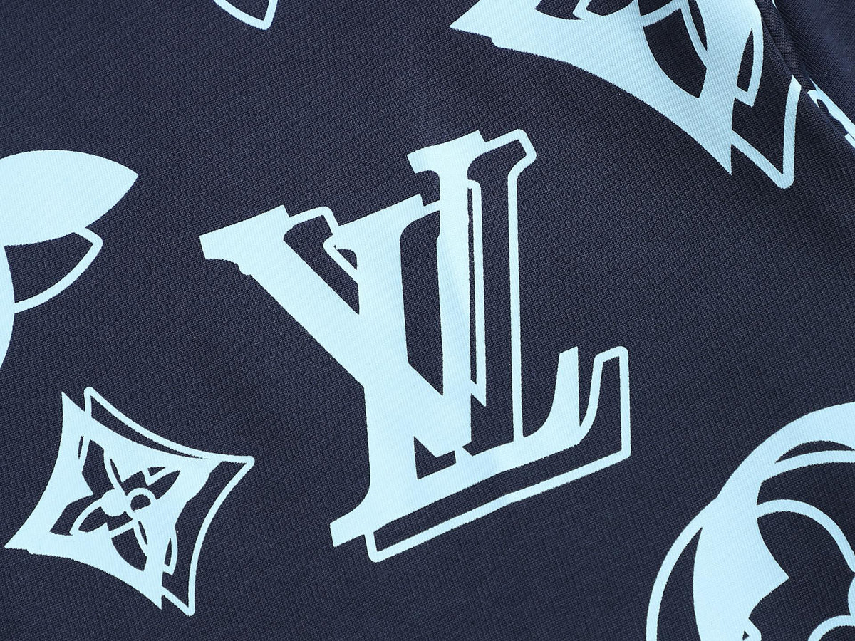 Alphabet Graffiti Splash Ink T shirt-2039