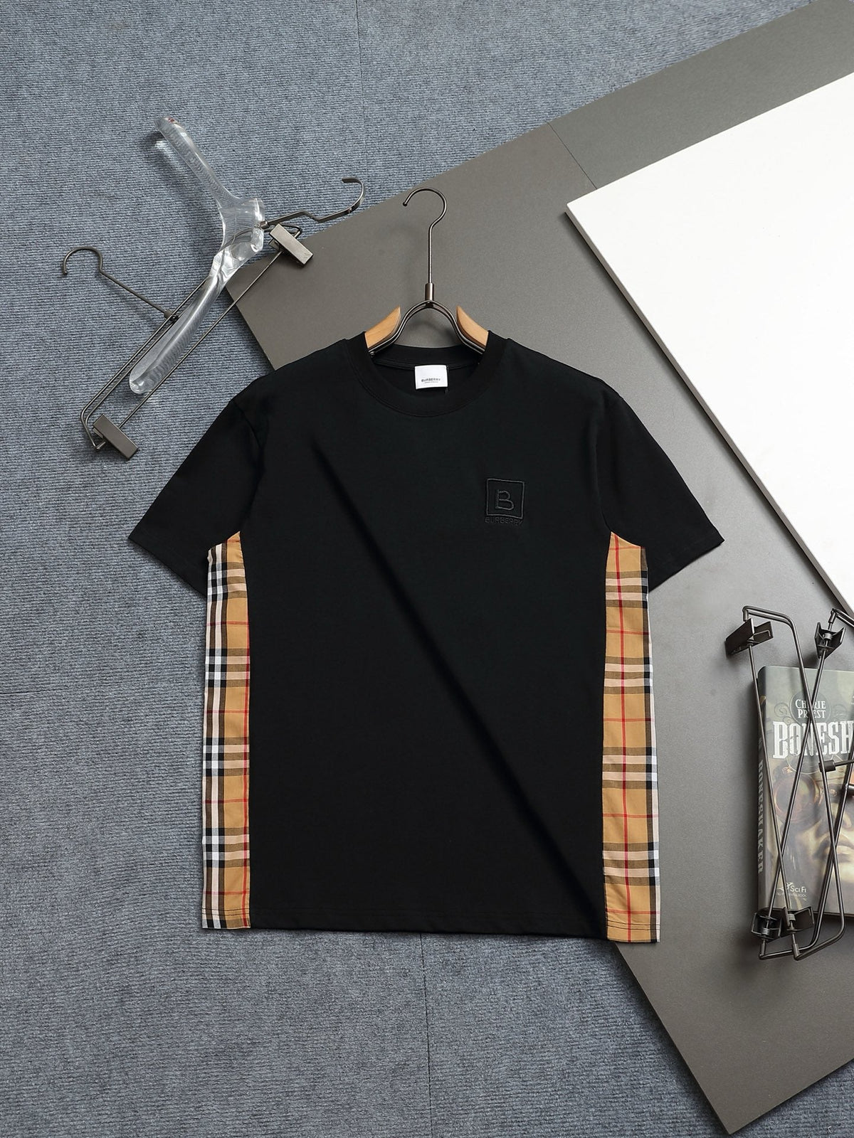 Alphabet Graffiti Splash Ink T shirt-2040