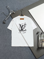 Alphabet Graffiti Splash Ink T shirt-2041