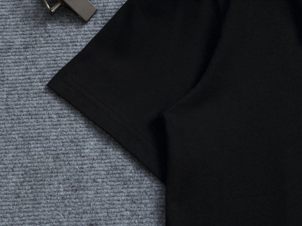 Alphabet Graffiti Splash Ink T shirt-2047