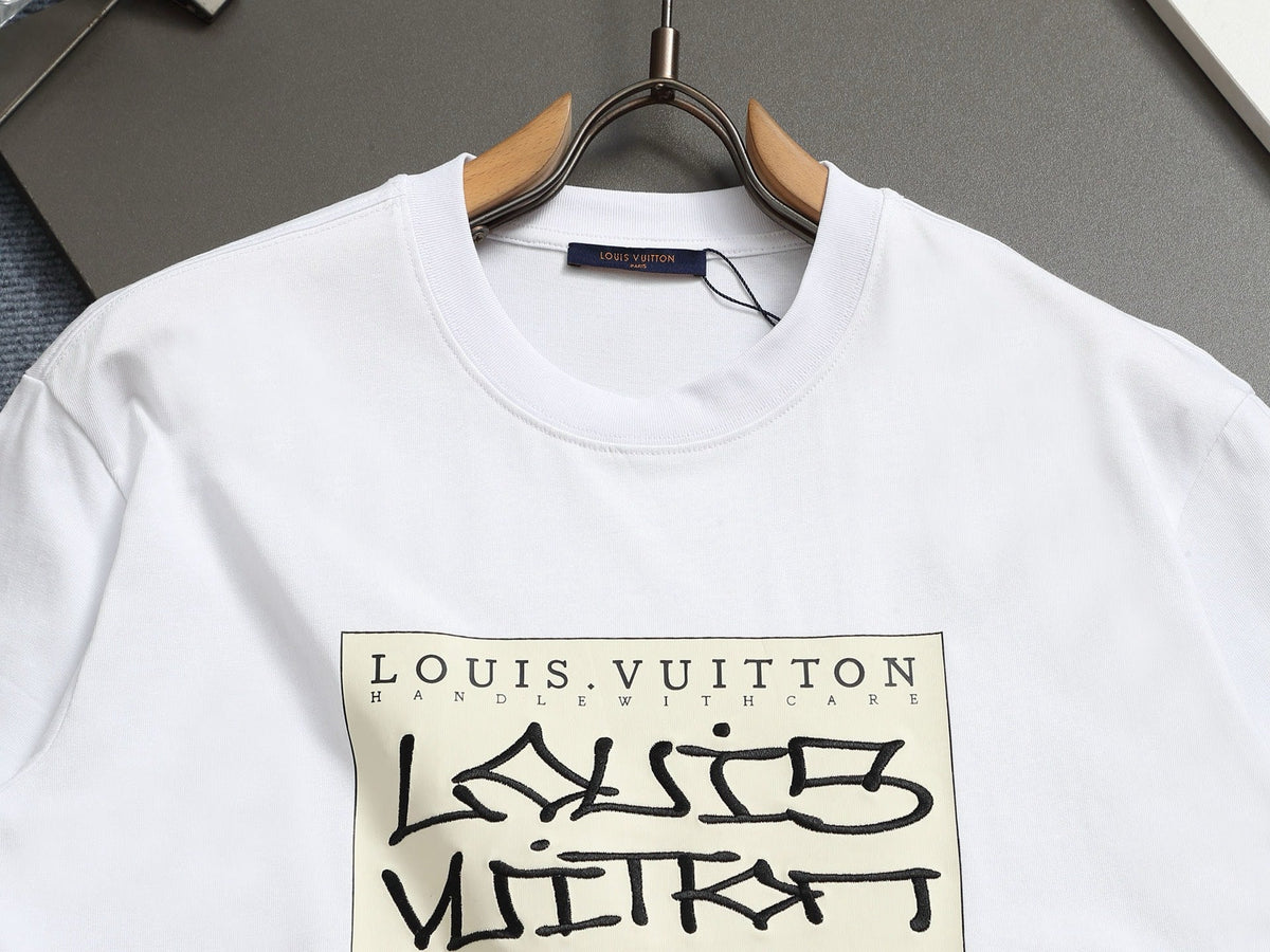 Alphabet Graffiti Splash Ink T shirt-2046