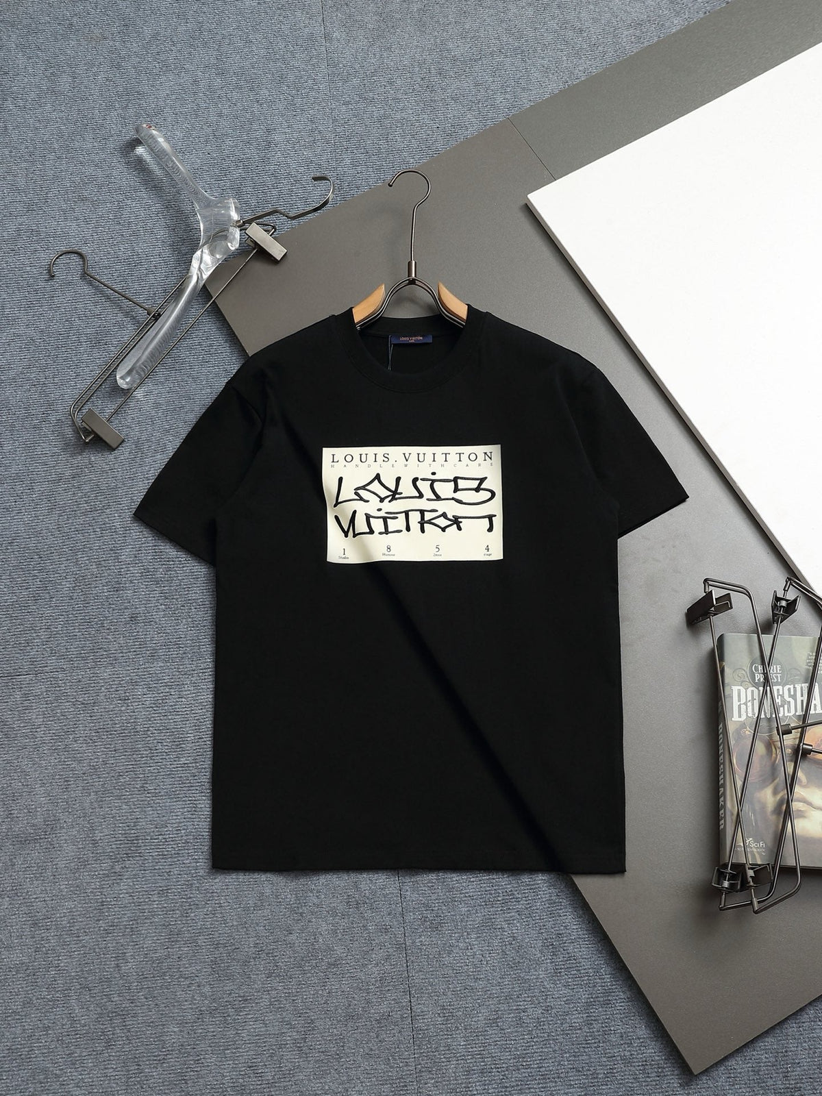 Alphabet Graffiti Splash Ink T shirt-2046