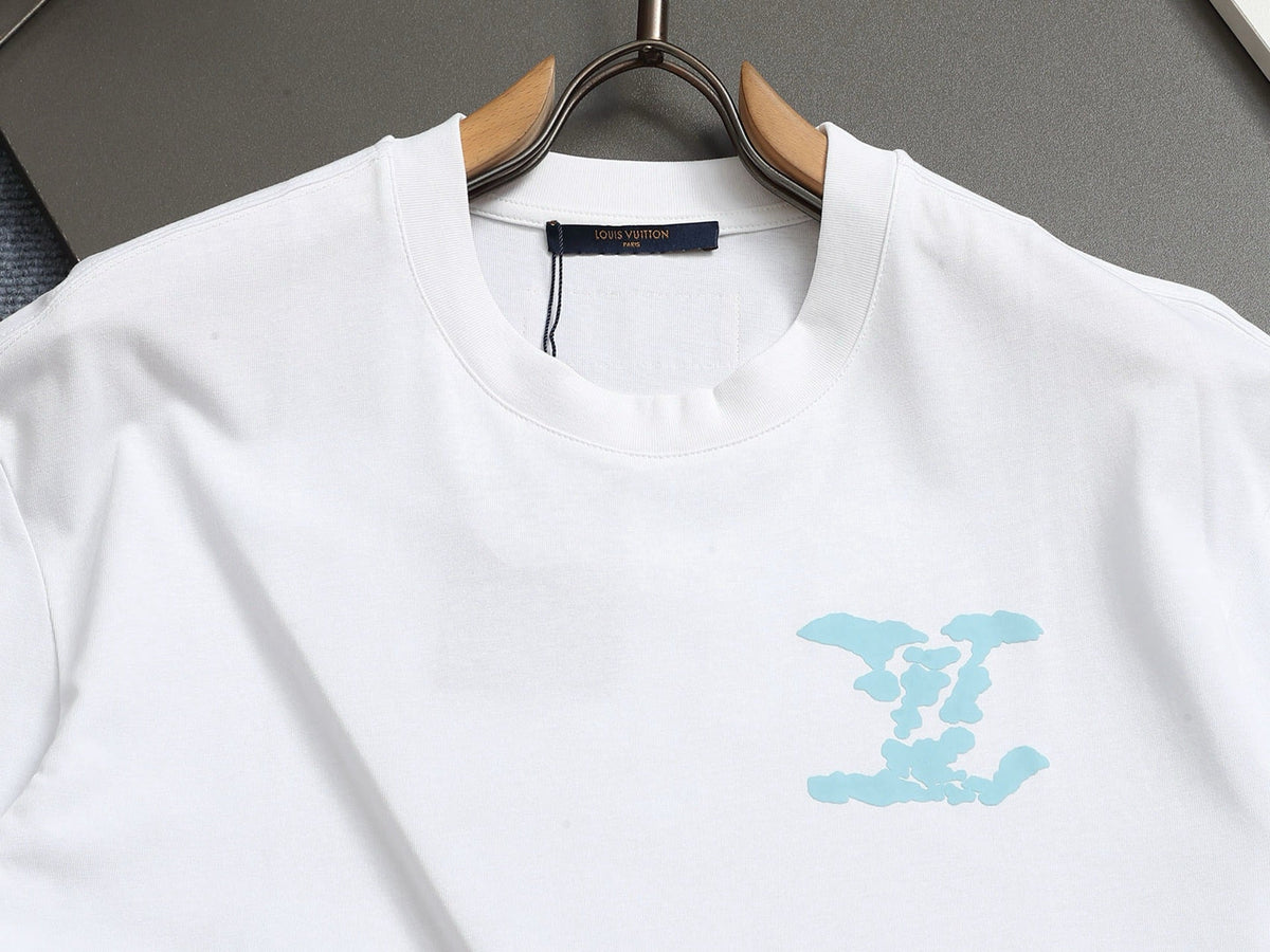 Alphabet Graffiti Splash Ink T shirt-2049