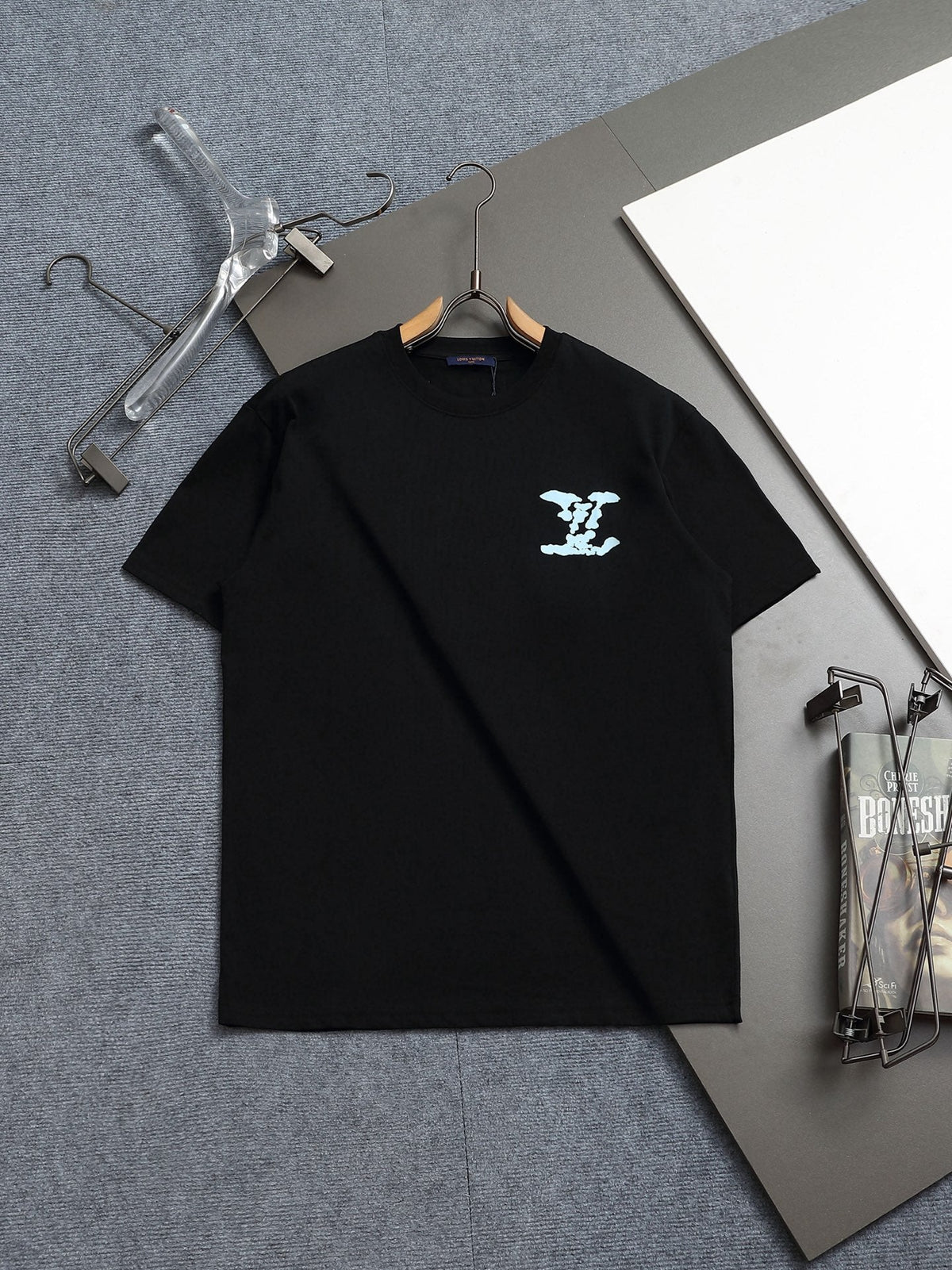 Alphabet Graffiti Splash Ink T shirt-2049