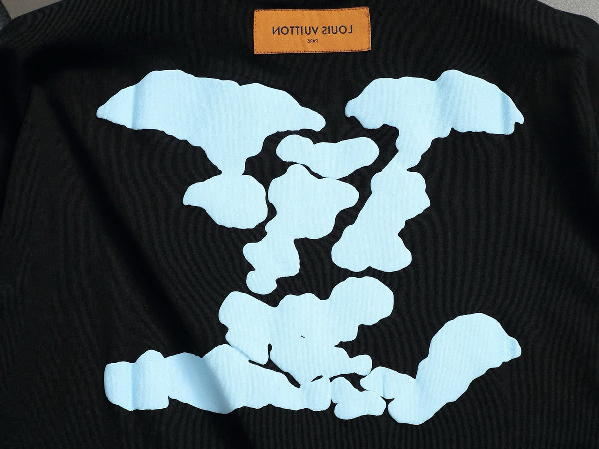 Alphabet Graffiti Splash Ink T shirt-2049