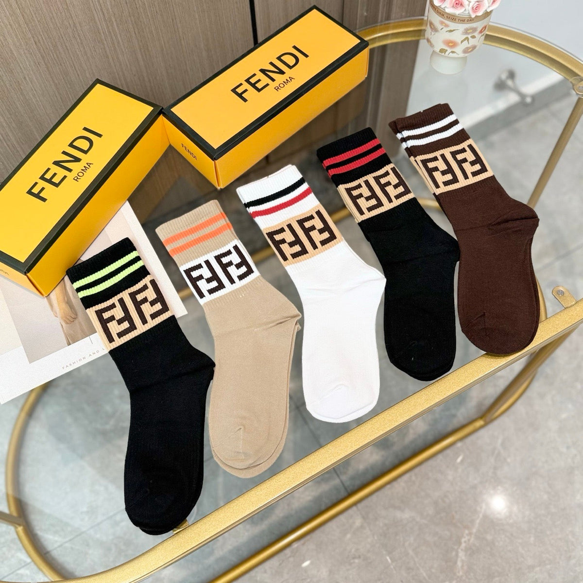 5-Pair Comfort Socks Set (1 BOX)-24