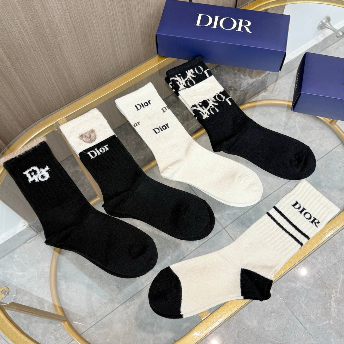 5-Pair Comfort Socks Set (1 BOX)-36