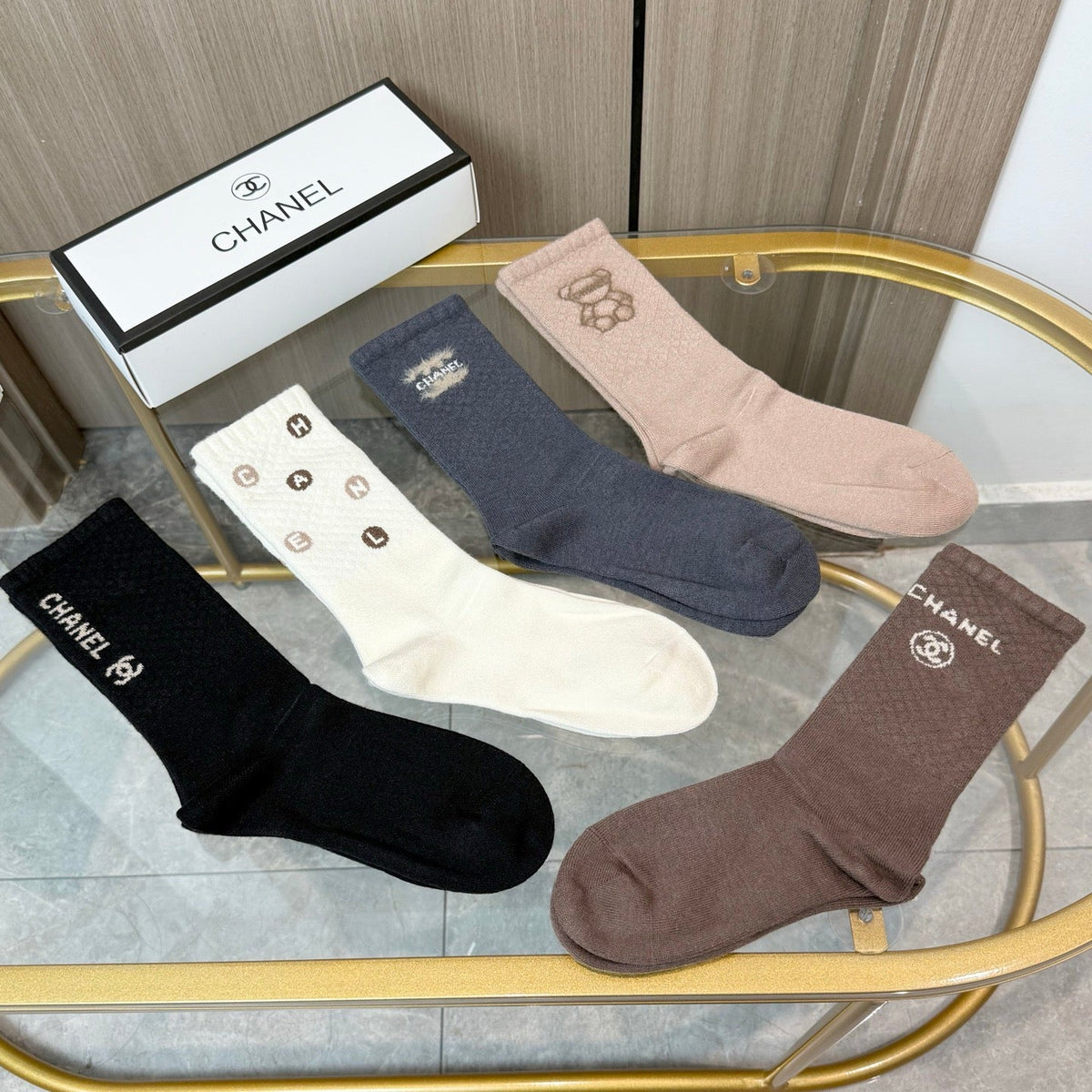 5-Pair Comfort Socks Set (1 BOX)-37