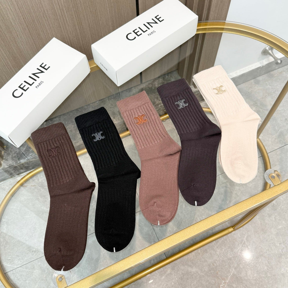 5-Pair Comfort Socks Set (1 BOX)-40