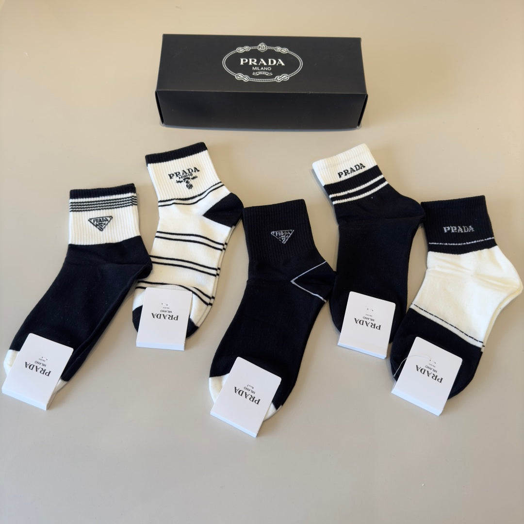 5-Pair Comfort Socks Set (1 BOX)-64