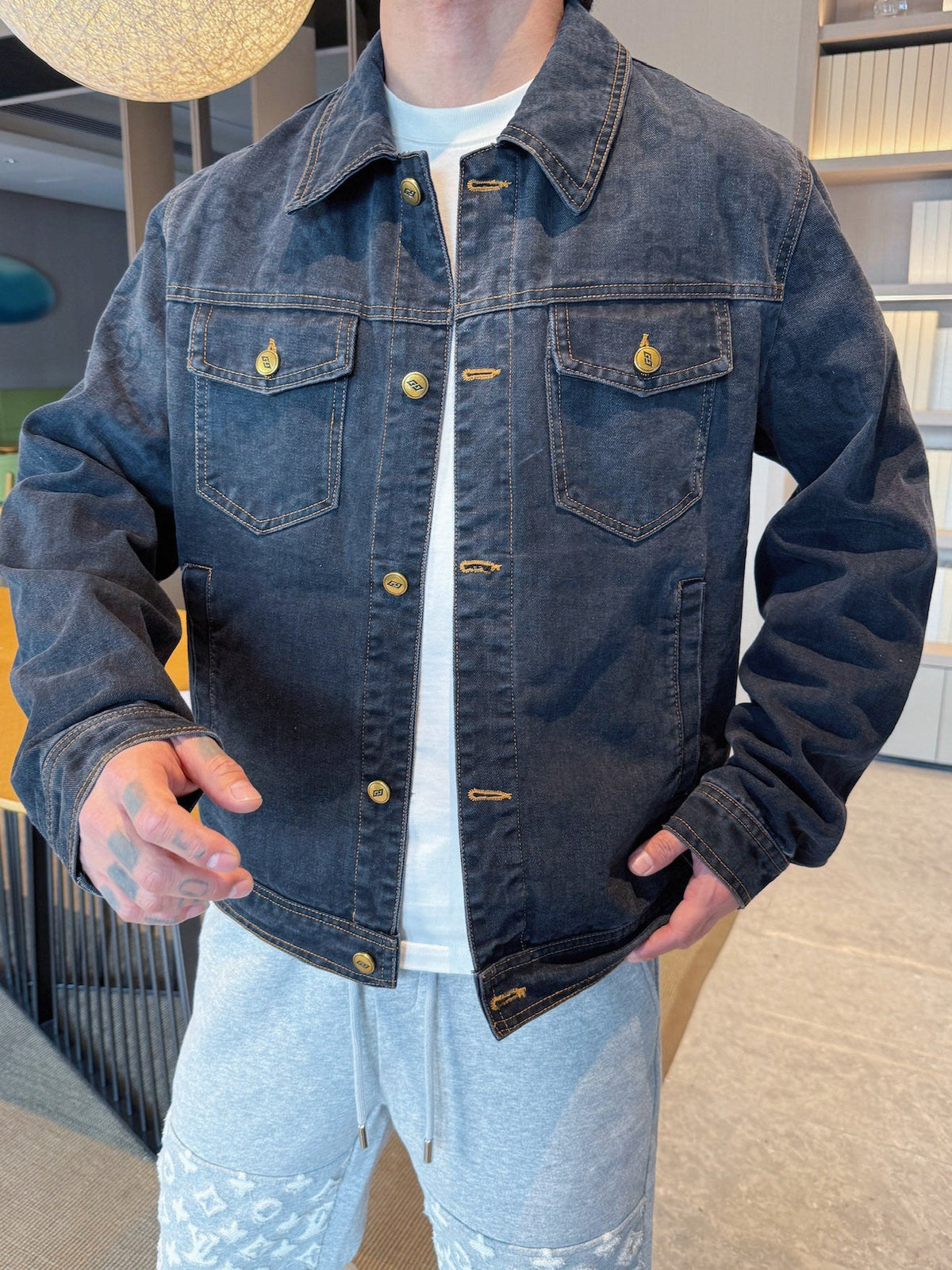 Premium Heavy-Duty Denim Jacket | Durable, Stylish & Built to Last-55