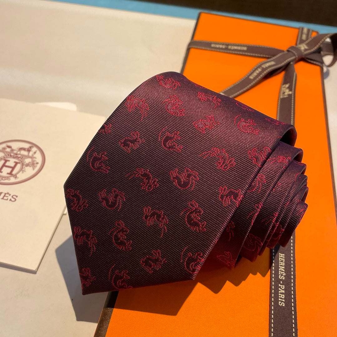 Handcrafted Jacquard Tie-25