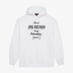 Gray Letter Print Hoodie