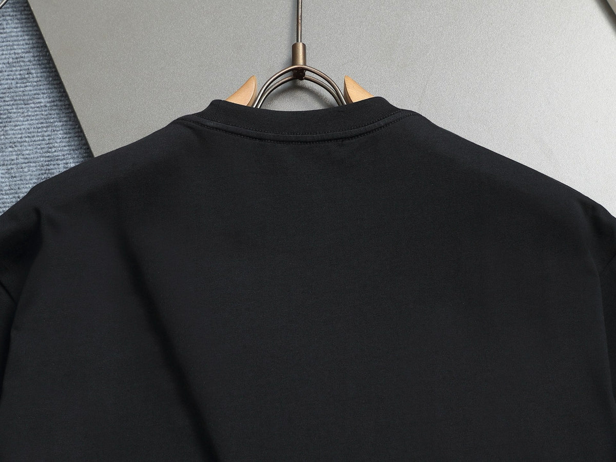 Alphabet Graffiti Splash Ink T shirt-2008