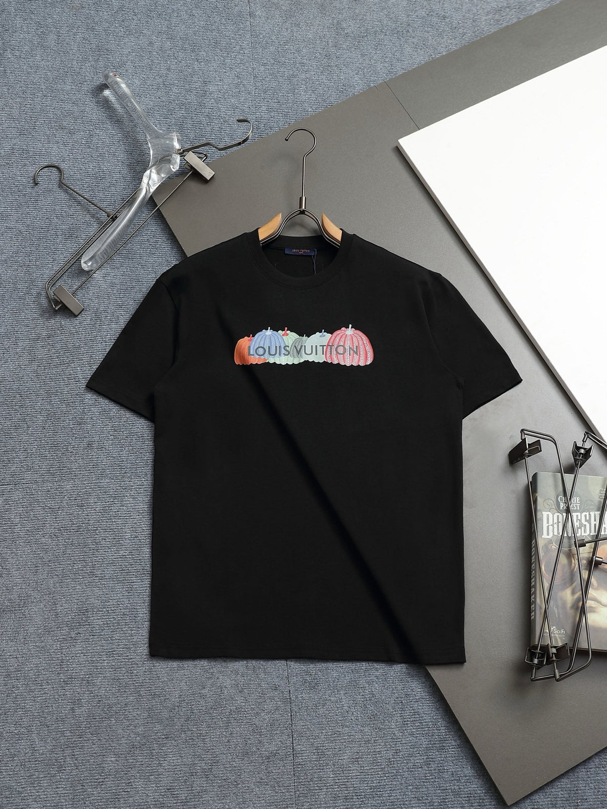 Alphabet Graffiti Splash Ink T shirt-2028
