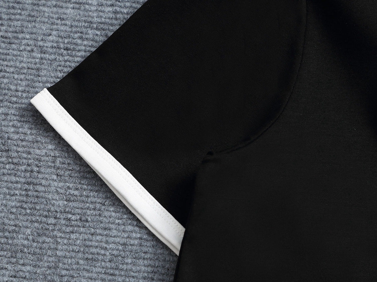 Alphabet Graffiti Splash Ink T shirt-2035