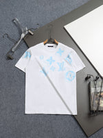 Alphabet Graffiti Splash Ink T shirt-2039