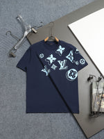 Alphabet Graffiti Splash Ink T shirt-2039
