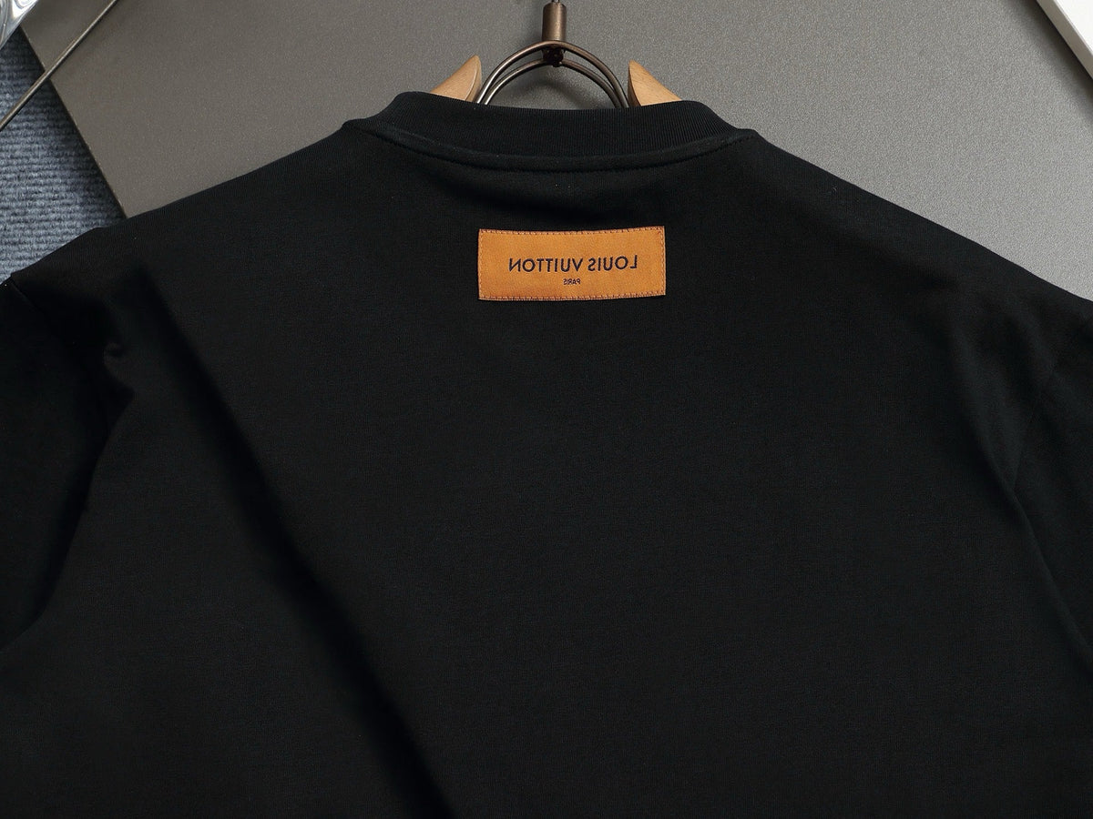 Alphabet Graffiti Splash Ink T shirt-2047