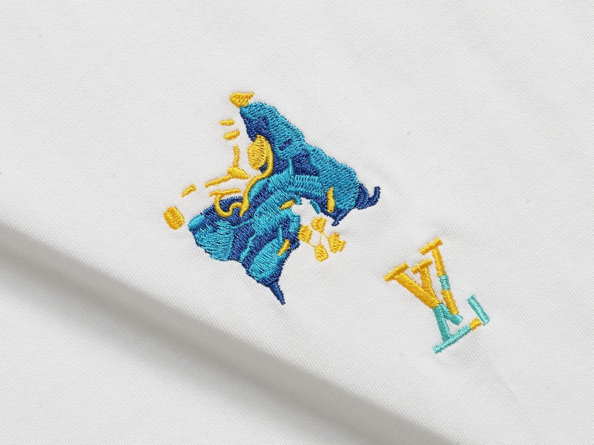 Alphabet Graffiti Splash Ink T shirt-2047