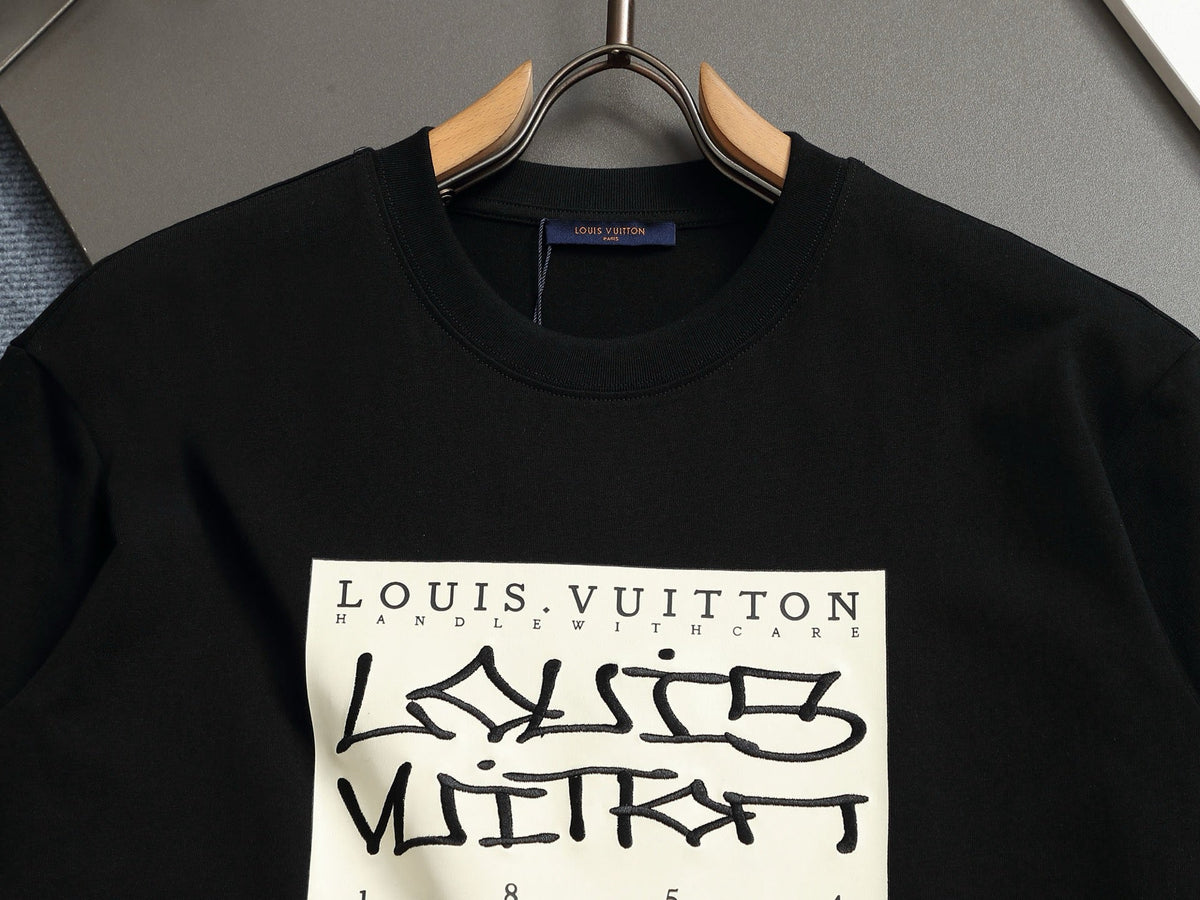 Alphabet Graffiti Splash Ink T shirt-2046