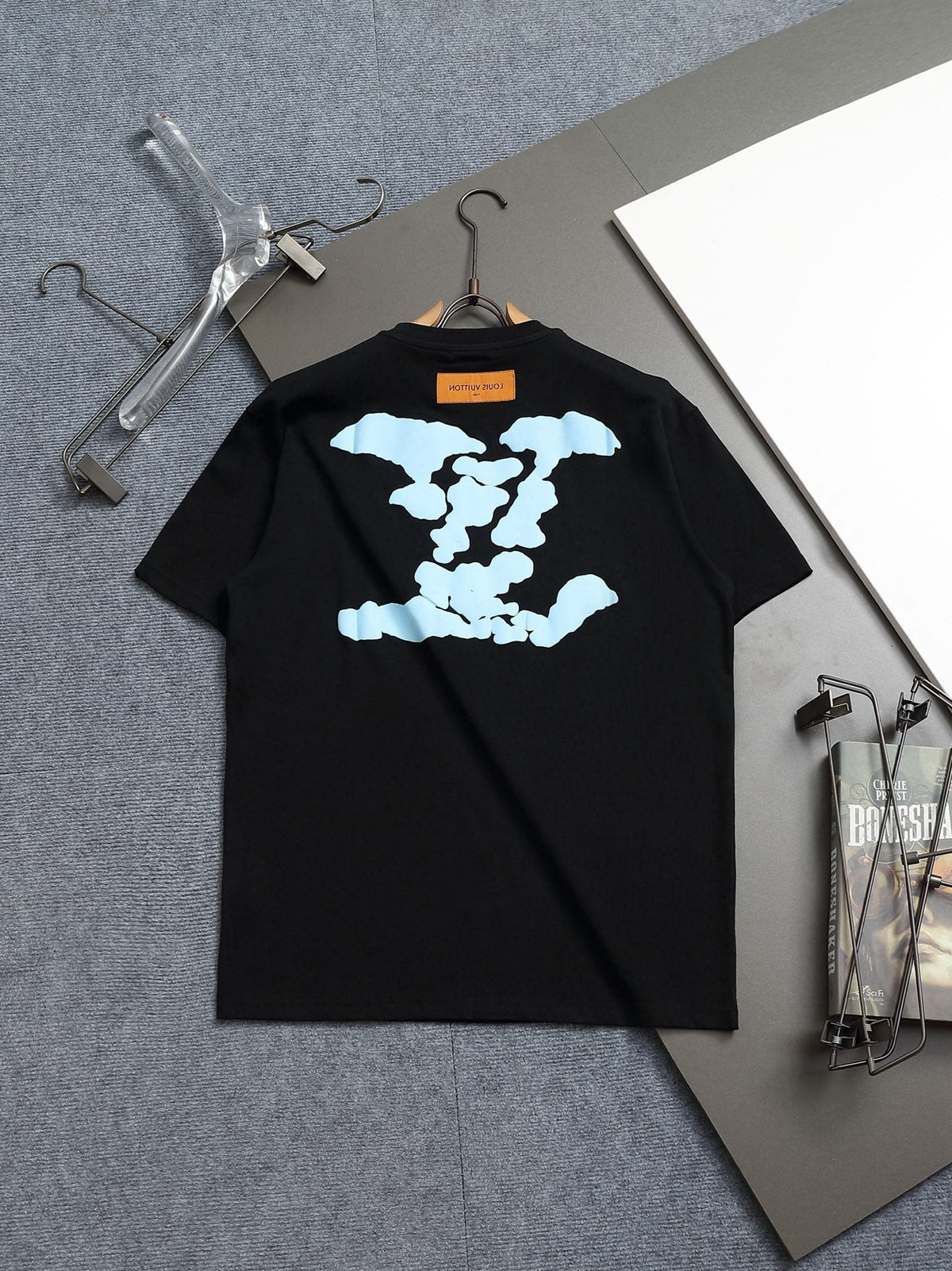 Alphabet Graffiti Splash Ink T shirt-2049