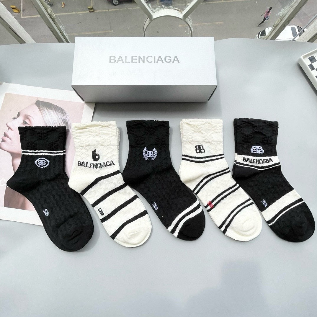 5-Pair Comfort Socks Set (1 BOX)-19