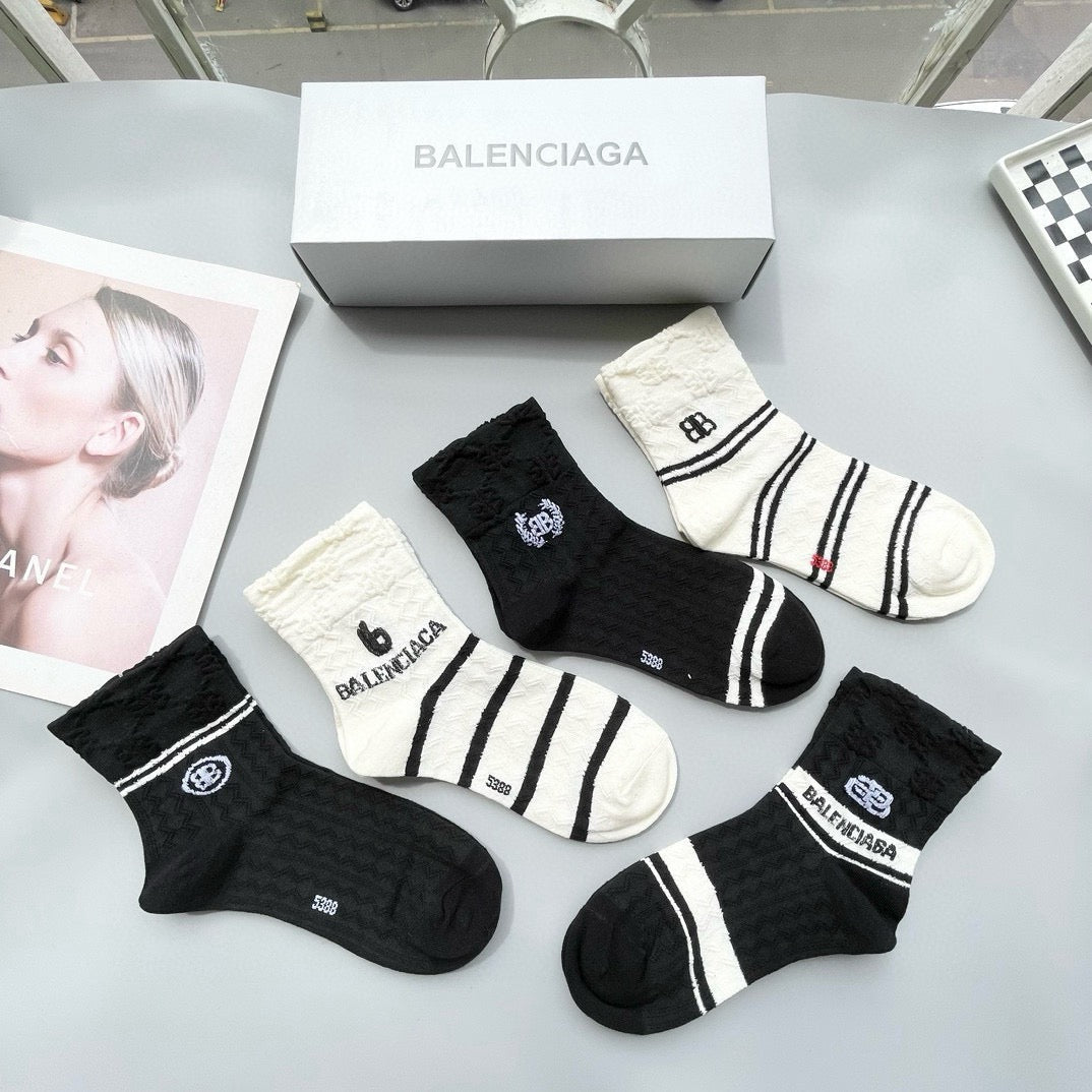 5-Pair Comfort Socks Set (1 BOX)-19