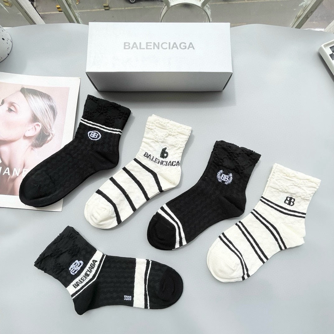 5-Pair Comfort Socks Set (1 BOX)-19