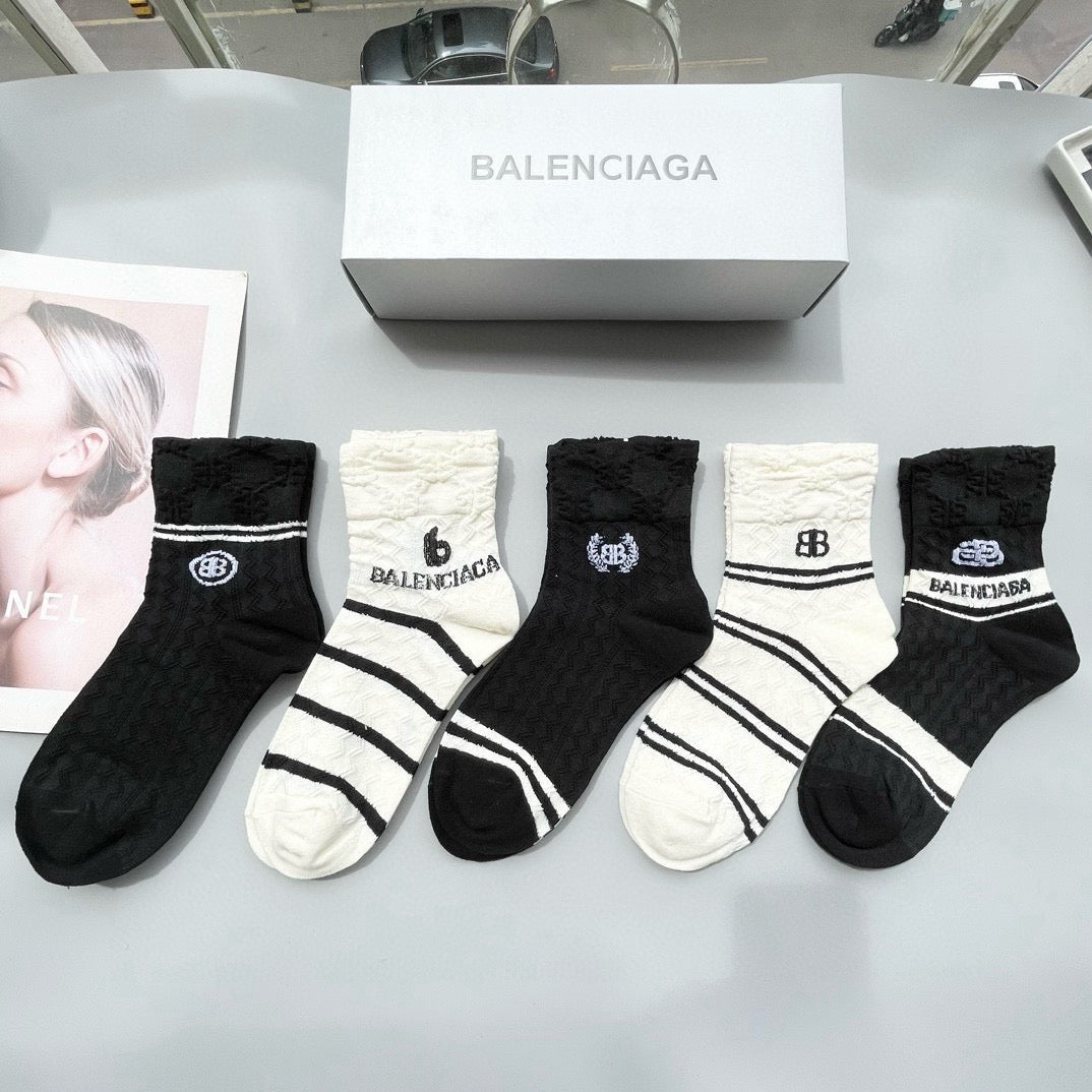 5-Pair Comfort Socks Set (1 BOX)-19