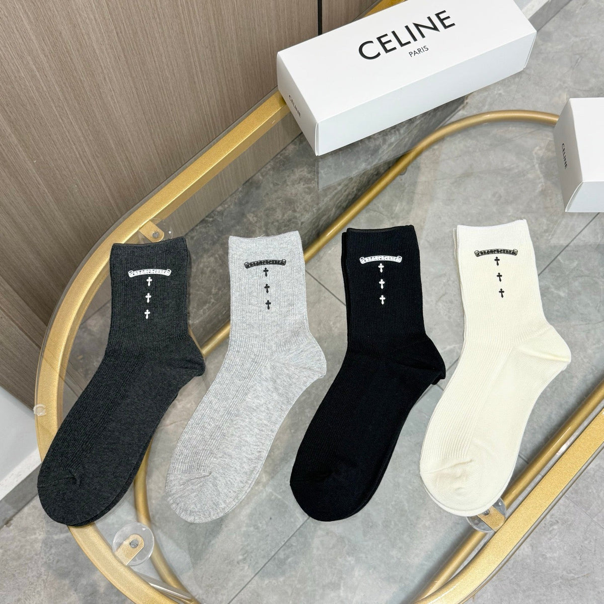 5-Pair Comfort Socks Set (1 BOX)-32