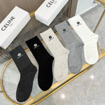 5-Pair Comfort Socks Set (1 BOX)-35