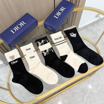 5-Pair Comfort Socks Set (1 BOX)-36
