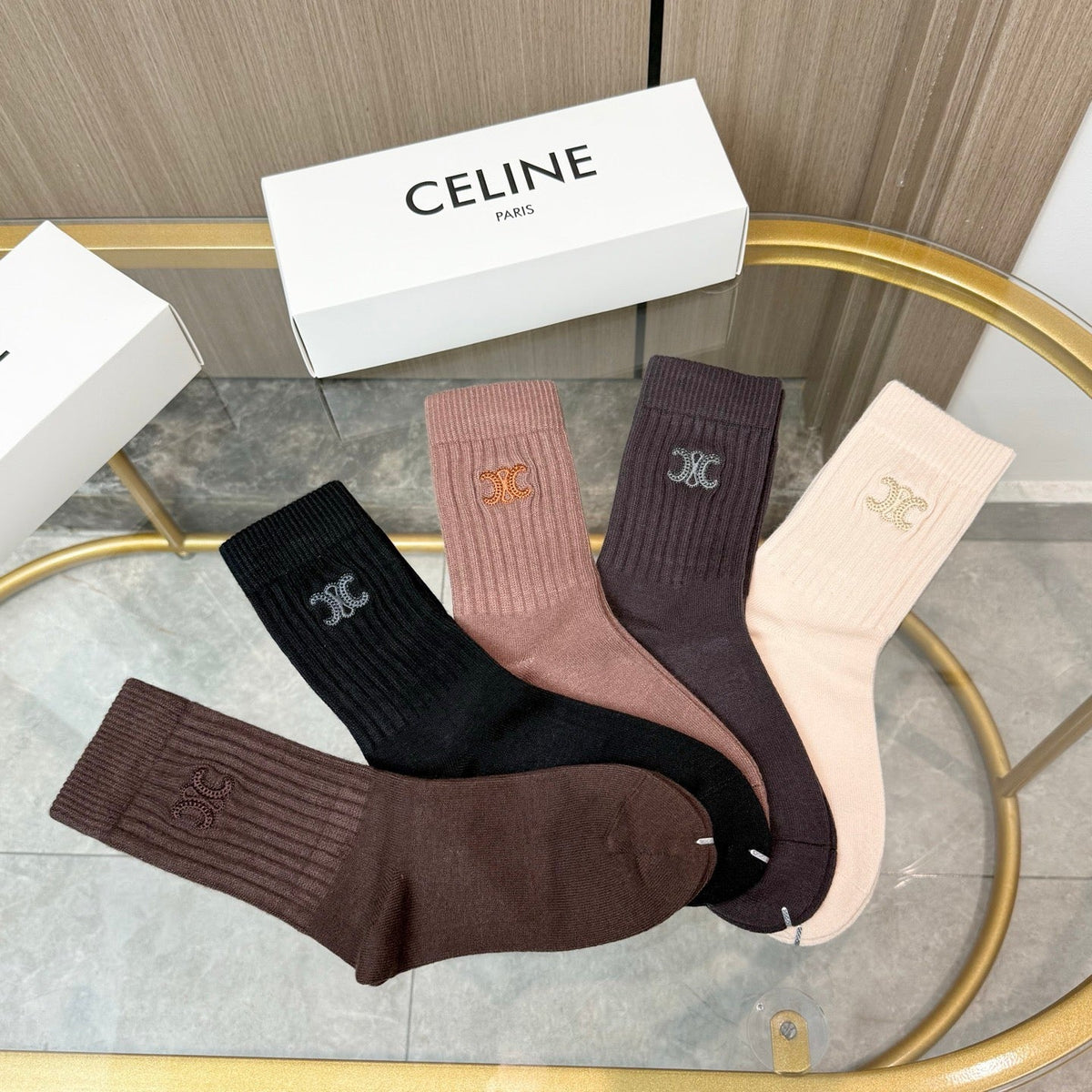 5-Pair Comfort Socks Set (1 BOX)-40