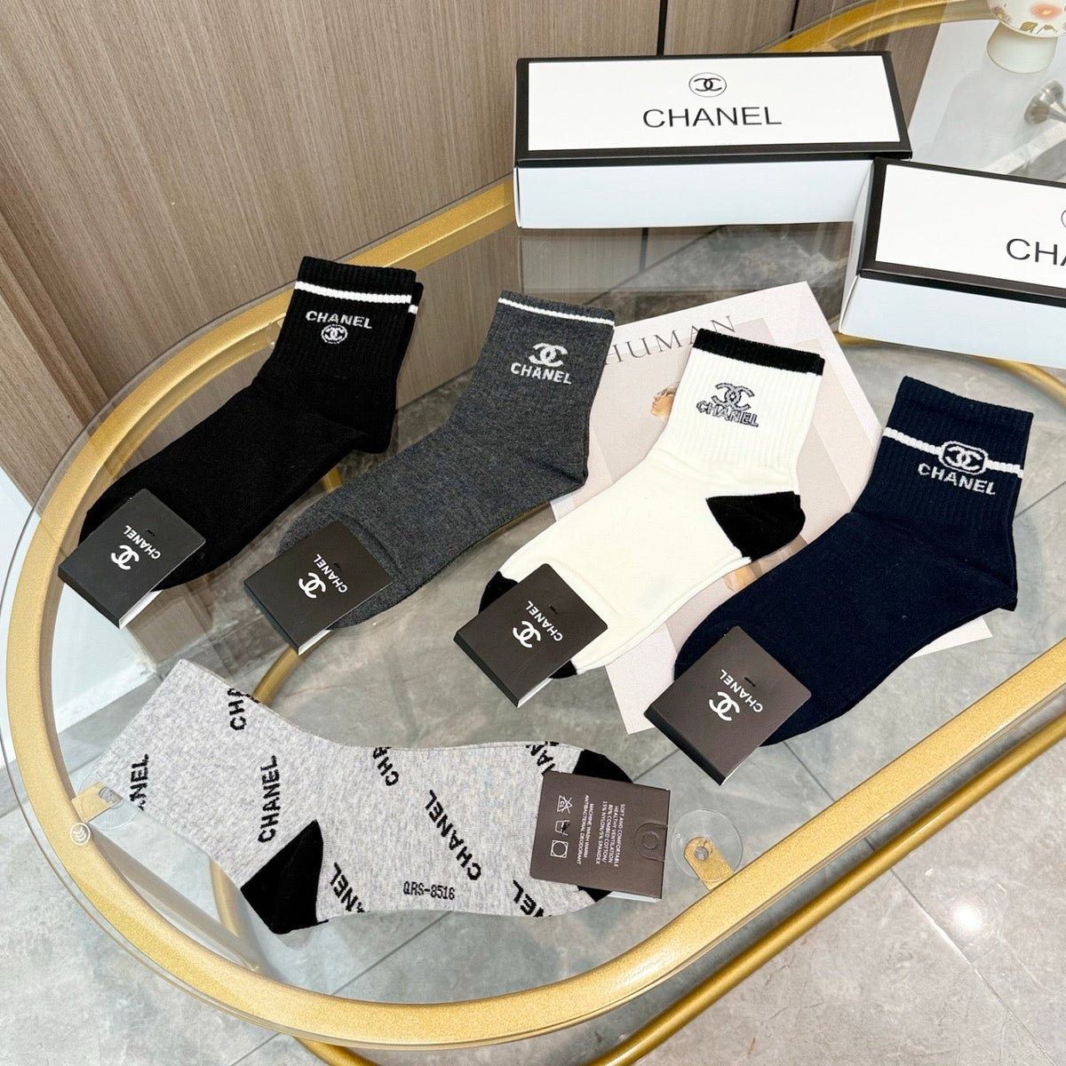 5-Pair Comfort Socks Set (1 BOX)-45